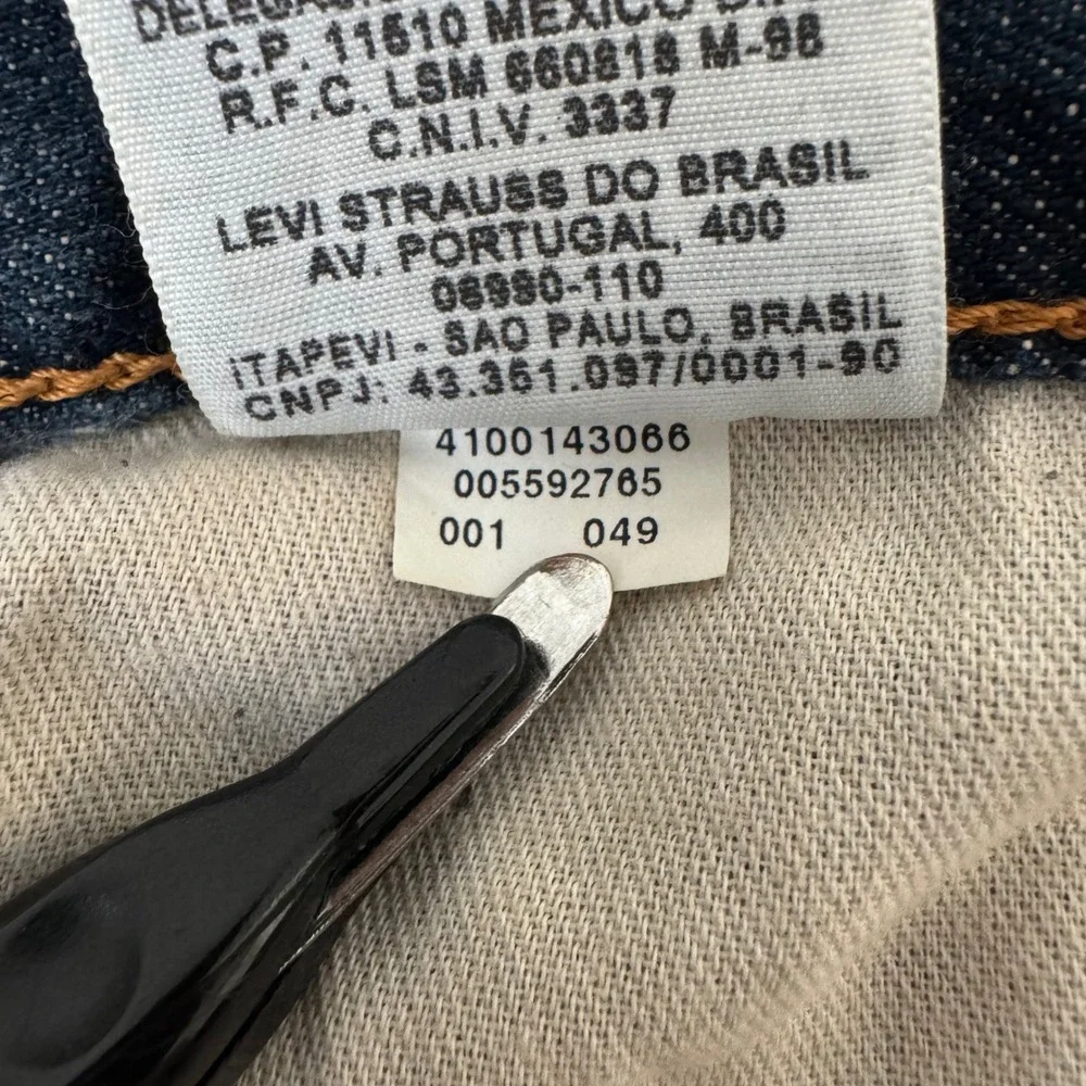 Levi's 559 40x30 Blue Medium Wash Relaxed Fit Straight Leg Men's Denim Jeans